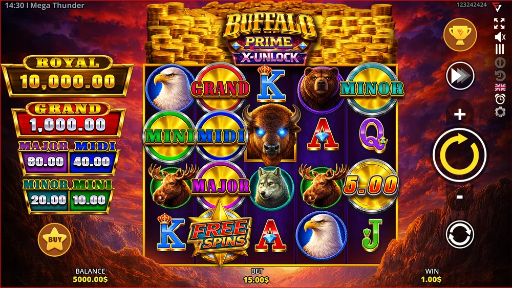 Meine Session, Bildschirm für Bildschirm — Buffalo Prime X-Unlock screenshot 1 of 7